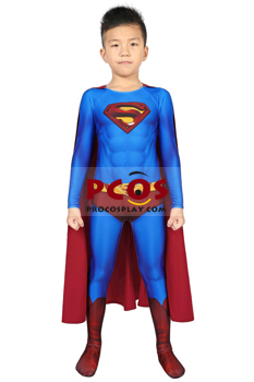 Picture of Superman Returns Superman Clark Kent Cosplay Costume Only for Kids mp005679